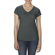 Load image into Gallery viewer, PREMIUM Anvil 6750VL – Women’s Tri-Blend V-Neck Tee