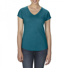 Load image into Gallery viewer, PREMIUM Anvil 6750VL – Women’s Tri-Blend V-Neck Tee