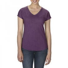 Load image into Gallery viewer, PREMIUM Anvil 6750VL – Women’s Tri-Blend V-Neck Tee