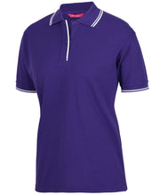 Load image into Gallery viewer, 2LCP - Ladies Contrast Polo Shirt
