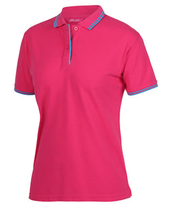 2LCP - Ladies Contrast Polo Shirt