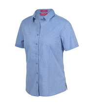 Load image into Gallery viewer, 4FC1S - Ladies Classic S/S Fine Chambray Shirt