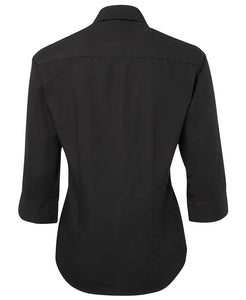 4PCL3 - Ladies Contrast Placket 3/4 Shirt