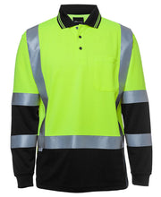 Load image into Gallery viewer, 6DHL - Hi Vis L/S D+N Pattern Traditional Polo