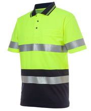 Load image into Gallery viewer, 6HVST - Hi Vis S/S (D+N) Traditional Polo