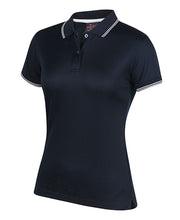 Load image into Gallery viewer, 7JCP1 - Ladies Jacquard Contrast Polo Shirt