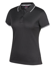 Load image into Gallery viewer, 7JCP1 - Ladies Jacquard Contrast Polo Shirt