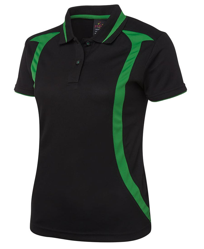 7SWP1 - Ladies Podium Swirl Polo Shirt