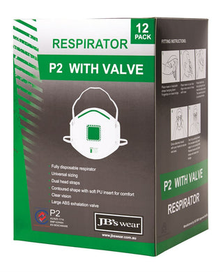 8C150 - P2 Respirator with Valve (12pc)